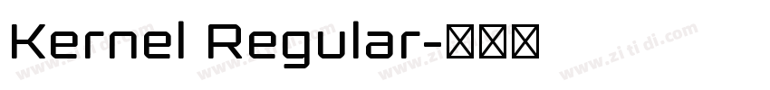 Kernel Regular字体转换